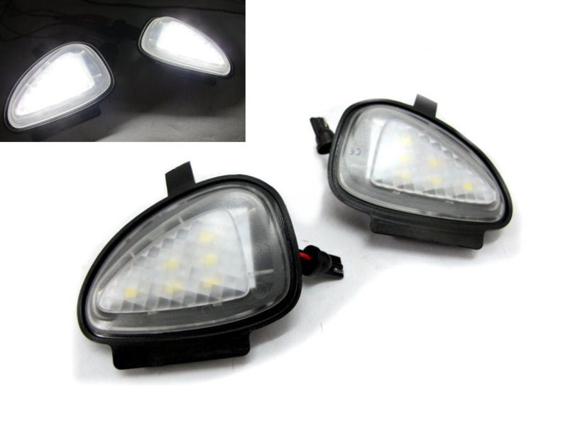 Touran 10-es MPV 5D LED Under Side Mirror Puddle Lights Black for VW Volkswagen Carousel 1