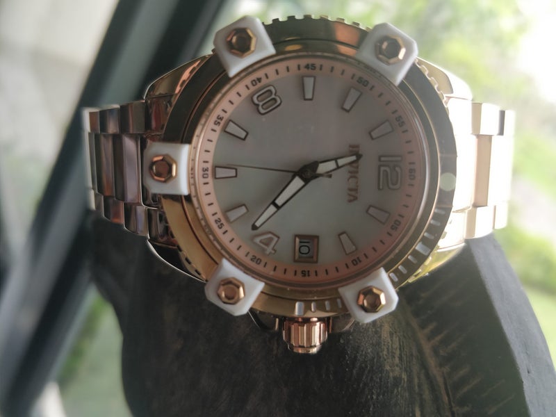 3 day Invicta 38mm Octane Limited Edition Quartz M.O.P Watch Rosetone 27884 Carousel 1