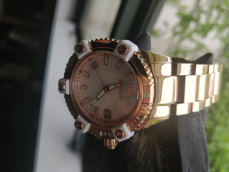 3 day Invicta 38mm Octane Limited Edition Quartz M.O.P Watch Rosetone 27884 Carousel 2
