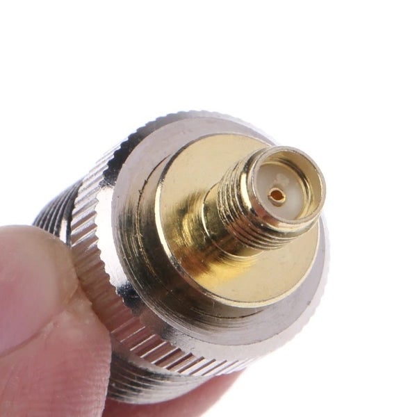 BAOFENG ANTENNA SMA FEMALE SOCKET TO SO-239 SOCKET JOINER / CONNECTOR / ADAPTOR Carousel 1