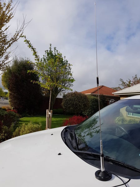 TECHOMAN UHF PRS (CB) Mobile Antenna Tuned Antenna for 477MHz on Magnetic Base Carousel 1