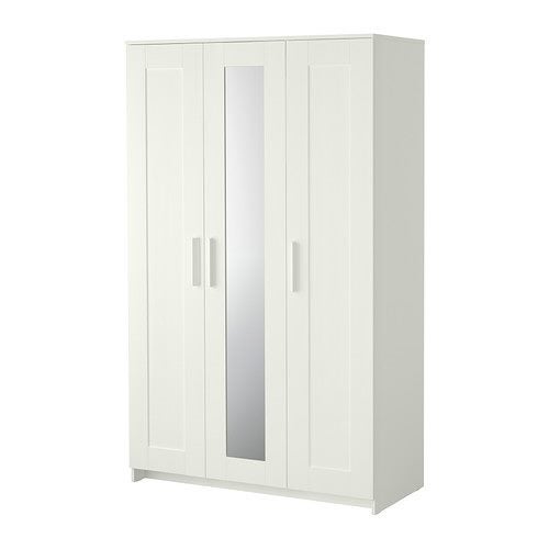 Ikea Brimnes Wardrobe With 3 Doors White 117x190 Cm Trade Me