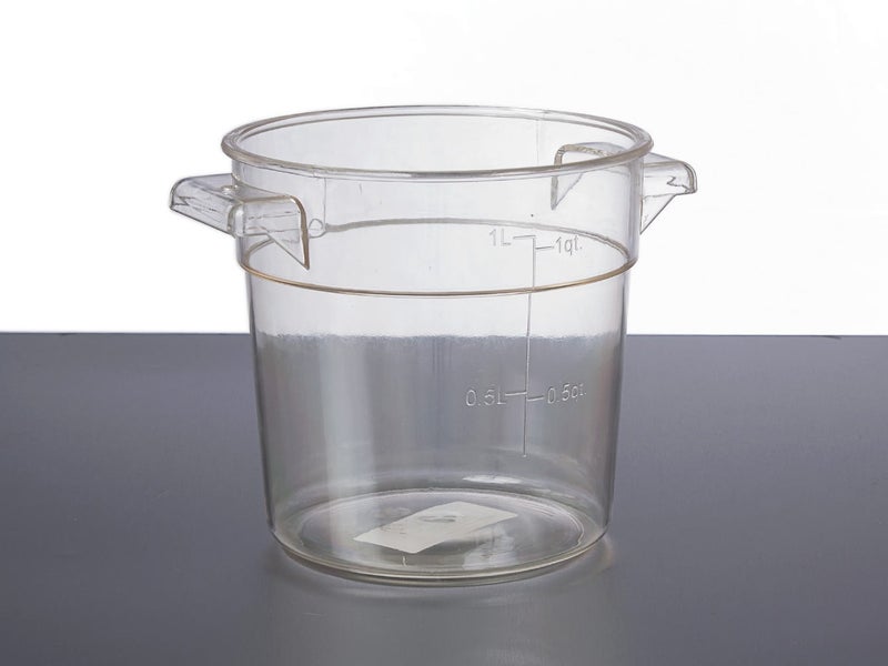 Food Storage Container Bin Round Tub 1L / 1Qt *RRP $9.00 Carousel 1