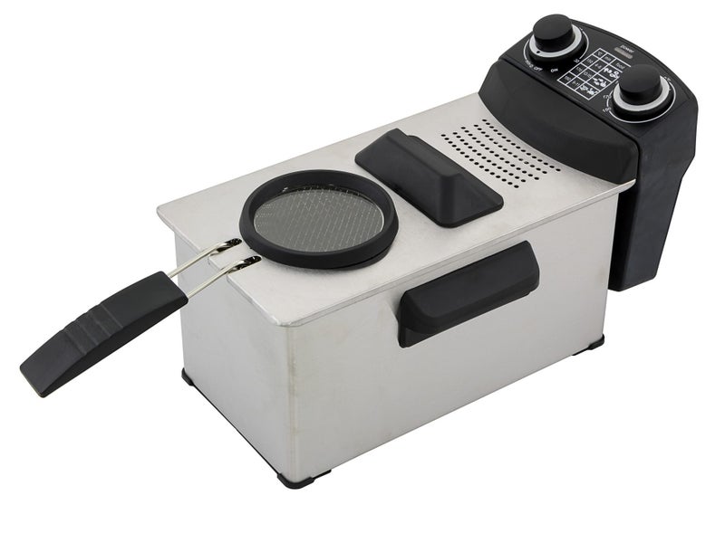 3L Electric Deep Fryer 2.1kW, Single Vat - Home Kitchen Benchtop Appliances Carousel 2