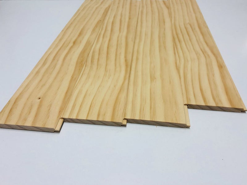 Earthen Radiata Panelling 85x9 reversible TGV and bandsawn negative detail faces Carousel 1