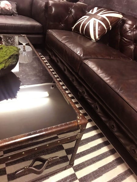 Industial Mirror side Coffee Table Carousel 2