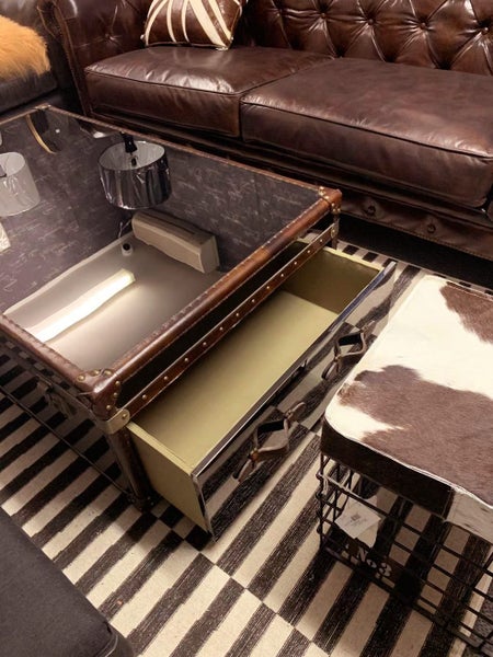 Industial Mirror side Coffee Table Carousel 4