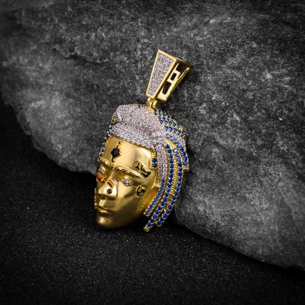 925 Sterling Silver 3D Pendant - EMPRESS gold Carousel 2