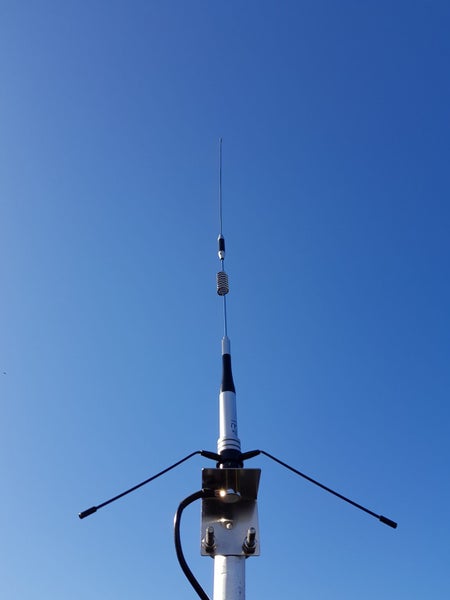 TECHOMAN VHF / UHF Base Antenna for 144 MHz and 430 MHz Bands - 20 Metre Coax Carousel 2