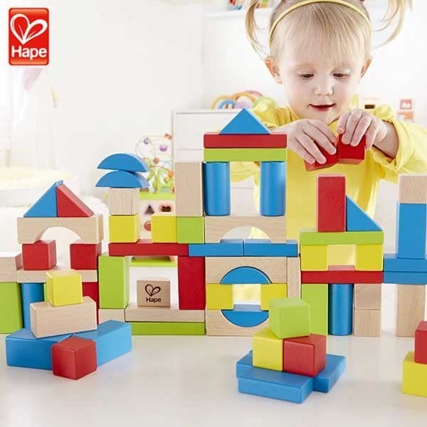 Hape - Block Set - 100 Piece Carousel 3