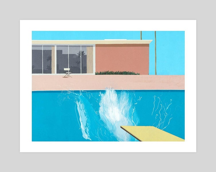 A Bigger Splash by David Hockney Art Print Carousel 1