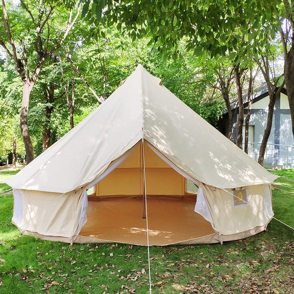 Auckland Ship--6M Luxury Yurt Bell Tent--Cotton Canvas With Zipped Groundsheet Carousel 2