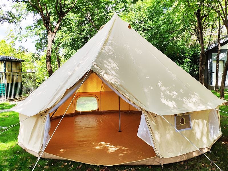 Auckland Ship--6M Luxury Yurt Bell Tent--Cotton Canvas With Zipped Groundsheet Carousel 7