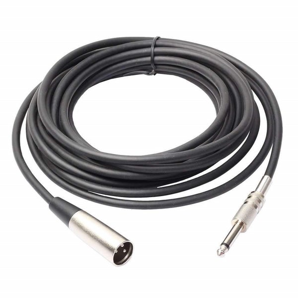 1.5m 1/4" 6.5 Mono Jack To male XLR Cable @ Carousel 1