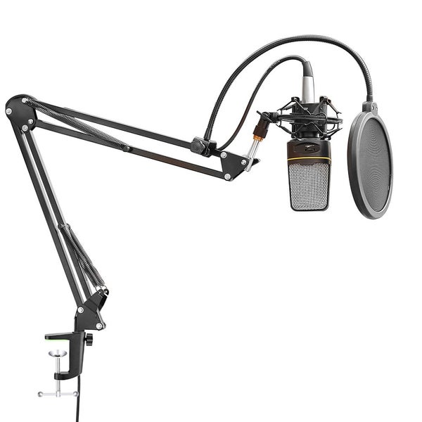 Neewer NW-35 Metal Suspension Boom Scissor Arm Stand w/ XLR Cable, Shock Mount Carousel 9