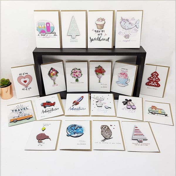 Greeting Card with Embellishment: Whale - Greeting Cards Carousel 5