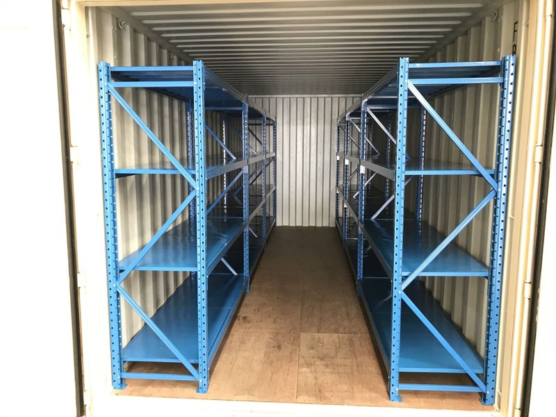 6 Bays Shelving For 20FT Container ( 3 Bays Each Side ) Carousel 1