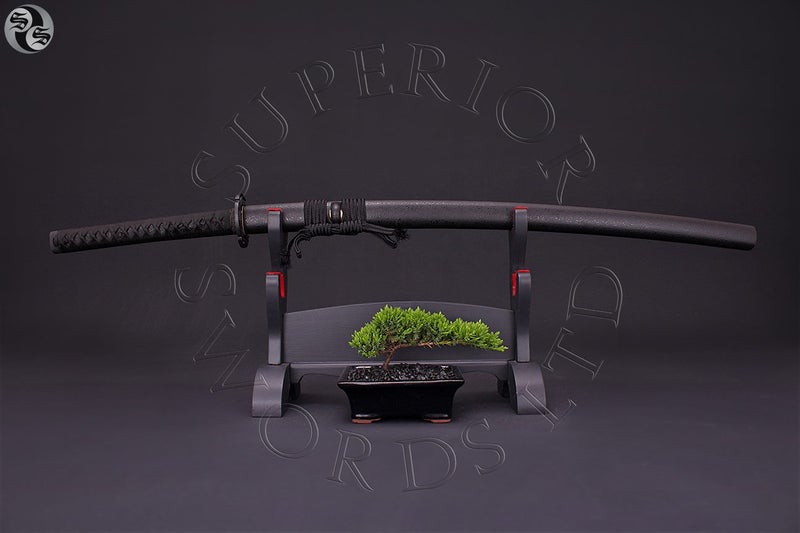 Samurai Sword - Tatsu Katana - Colored Damascus Steel Carousel 2