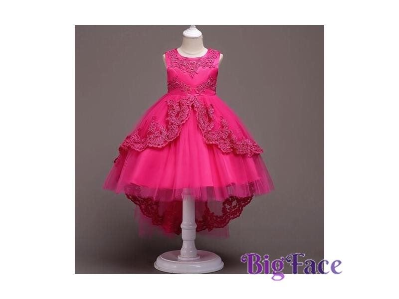 3-14 Years Puffy Flower Girl Dresses With Lace Appliques And Ruched Design Carousel 1