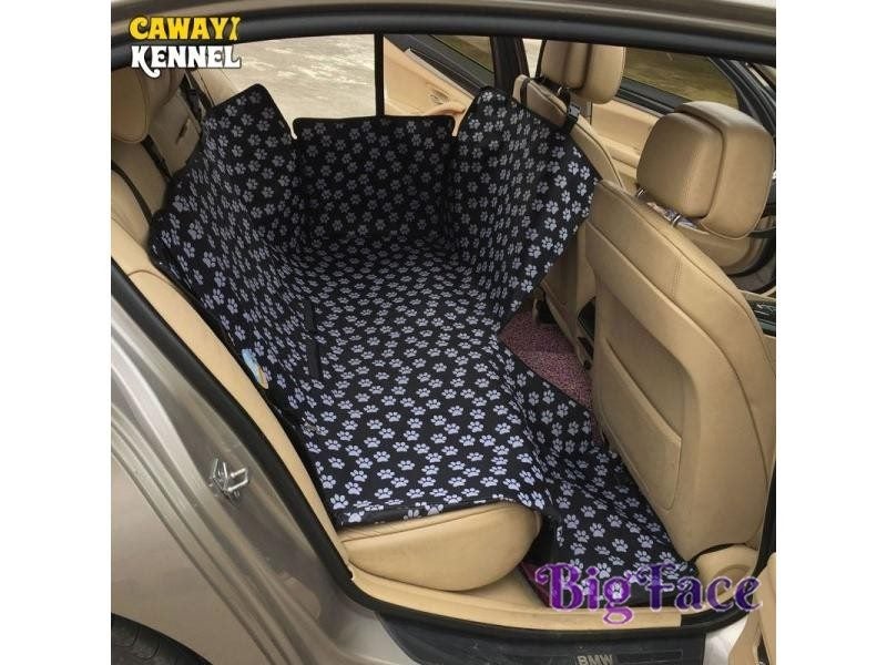 CAWAYI KENNEL Dog Carriers Waterproof Rear Back Pet Dog Car Seat Cover Mats Carousel 2