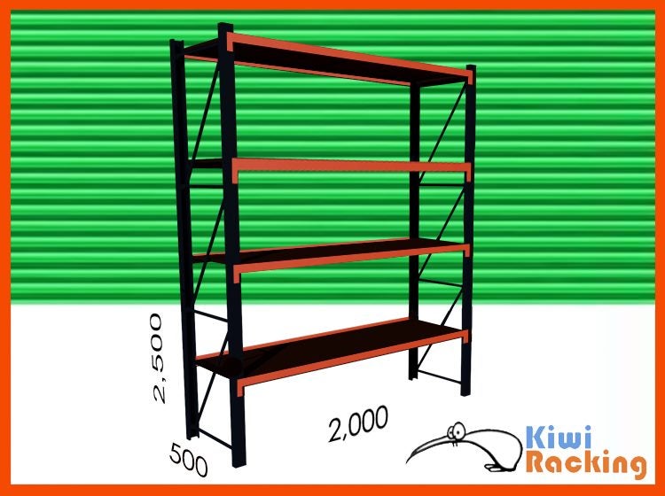 3000KG Heavy Duty Rack Shelving Storage 3.93mx 2.5mx 0.5m Carousel 2