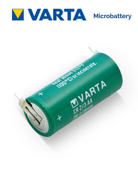VARTA CR2/3AA Lithium Battery with 2-Pin Carousel 1