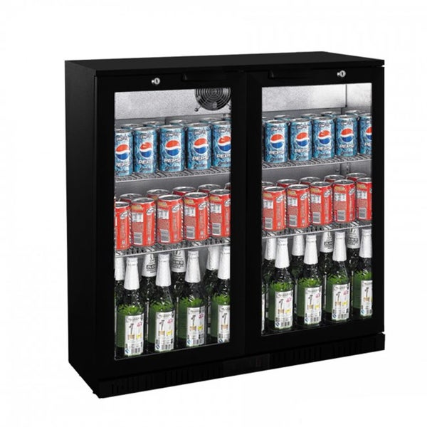 Under Bench Two Door Bar Cooler Fridge Chiller - LG-208HC Carousel 1