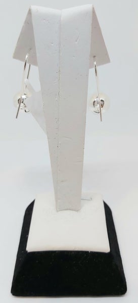 Silver Euroball Earrings Carousel 2