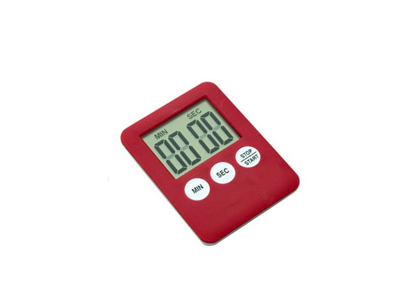 Magnetic Digital Kitchen Timer A02, Red Carousel 1