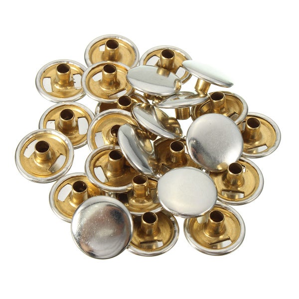 75Pcs Boat Marine Canvas Cover Snap Fasteners Screw Stud Button Socket for Handb Carousel 9