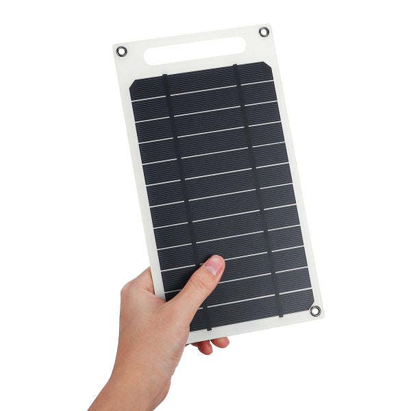 10W 6V 1500mA Monocrystalline Solar Panel USB Mobile Phone Photovoltaic Charging Carousel 2