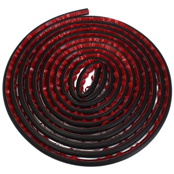 5M Small D Shape Car Truck Motor Door Hollow Rubber Seal Weather Strip 10x7.5mm Carousel 1