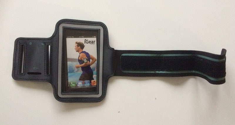 iPod or small phone Armband Case - Black Carousel 3
