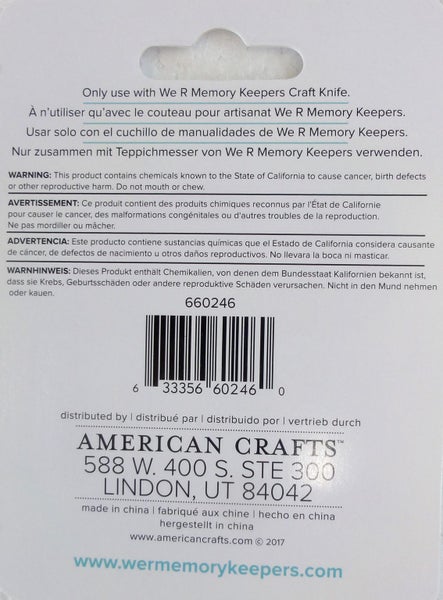 WeR Memory Keepers Craft Essentials Craft Knife Blade Refills - WR660246 Twin Carousel 4