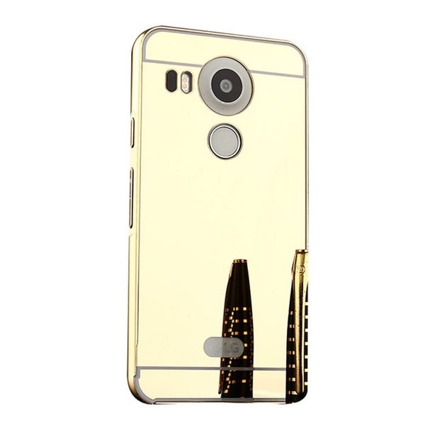 Nexus 5X case Slim Metal bumper with mirror back cover case Carousel 1