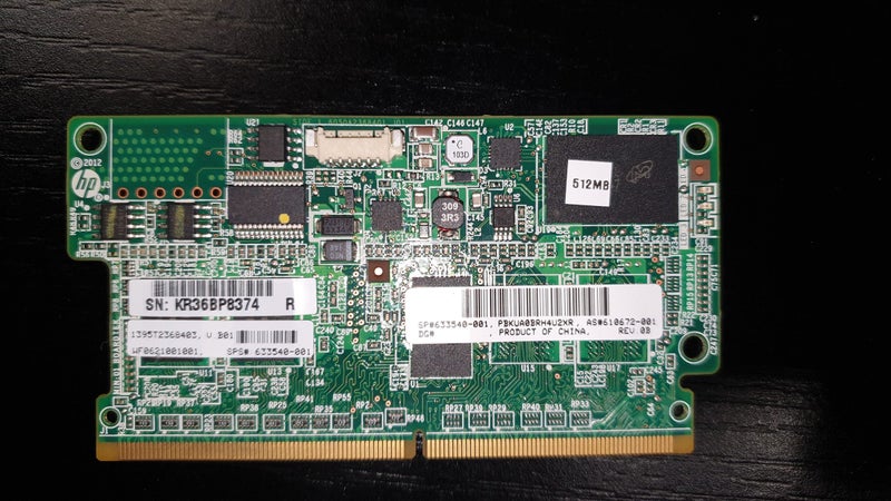 HP 512MB P-series Smart Array Flash Backed Write Cache Carousel 1