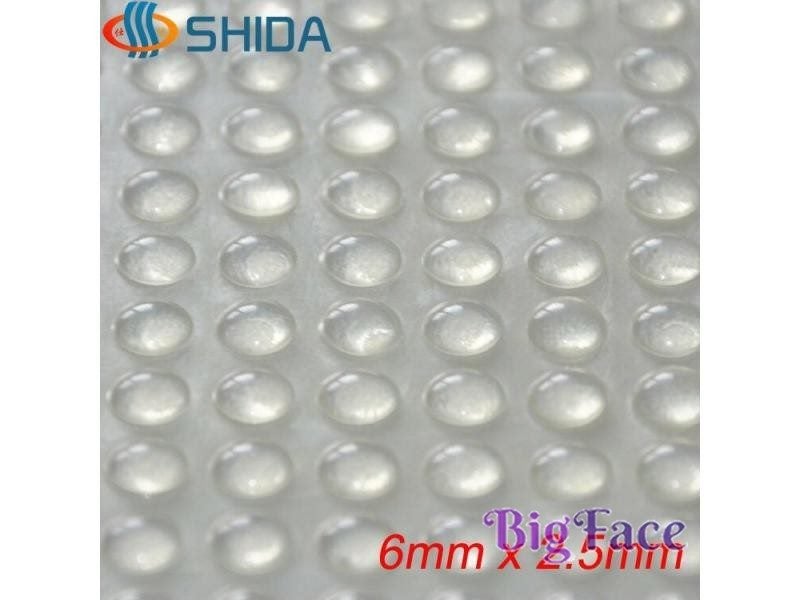 500PCS 6*2.5mm Self Adhesive Silicone Rubber Feet Pads Carousel 1