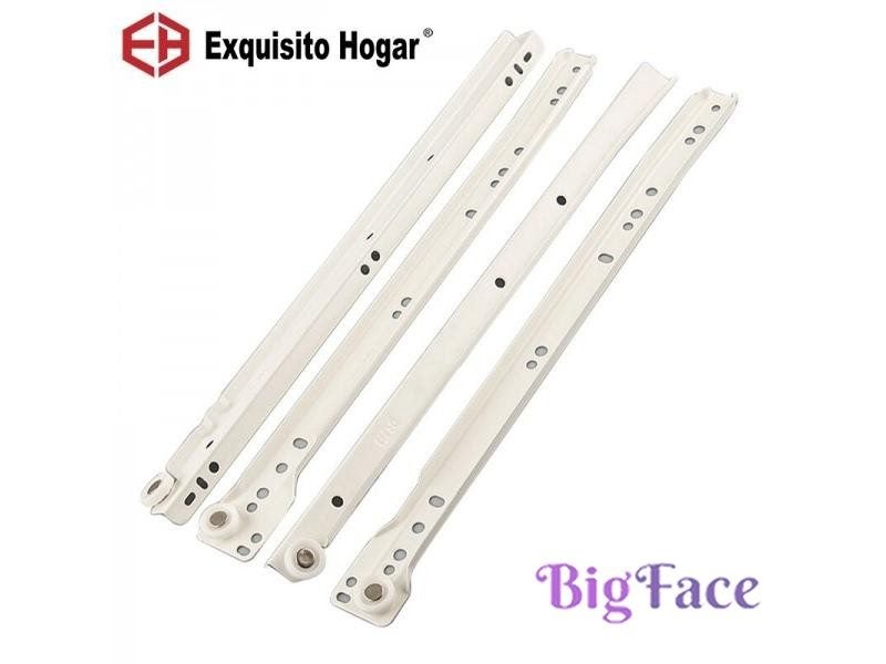 Drawer Track Slides Two Cabinet Rails Thickening Computer Table Chute Clothing Carousel 1