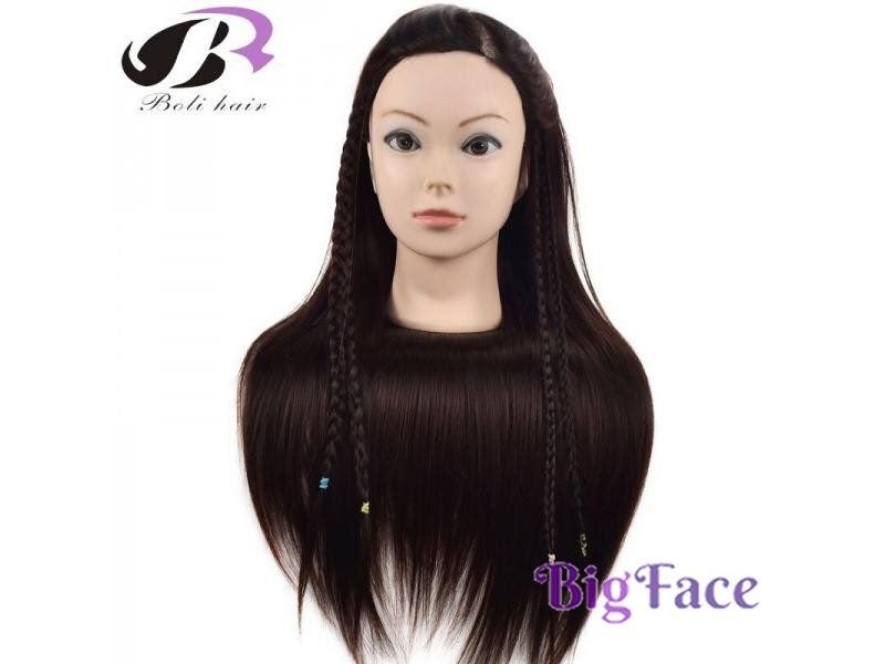 26 Inch Brown Hair Hairdressing Training Mannequin For Sale Carousel 1