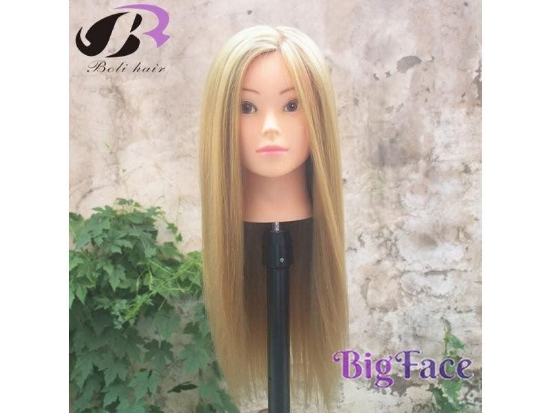26" Hairdresser Mannequin Head With Blond Hair Clamp Carousel 1