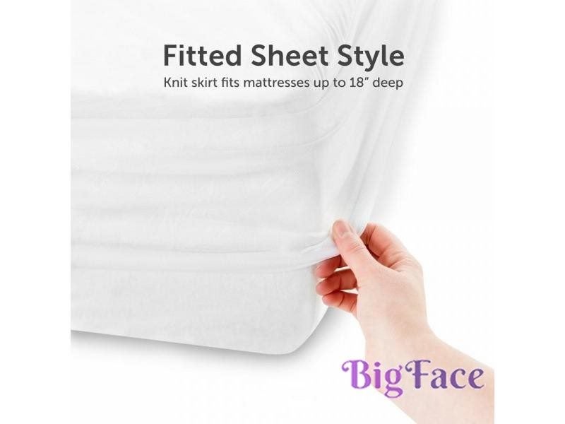 Waterproof Anti Mite Soft Breathable Mattress Cover All Sizes Available Carousel 1
