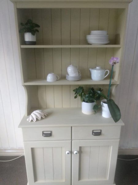 Hand Painted Hutch Dresser Sideboard Cottage Chic Trade Me