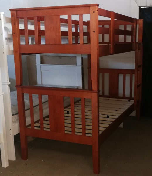 BUNK BED :ELSA:SINGLE: ANT.OAK: MALAYSIAN MADE Carousel 2