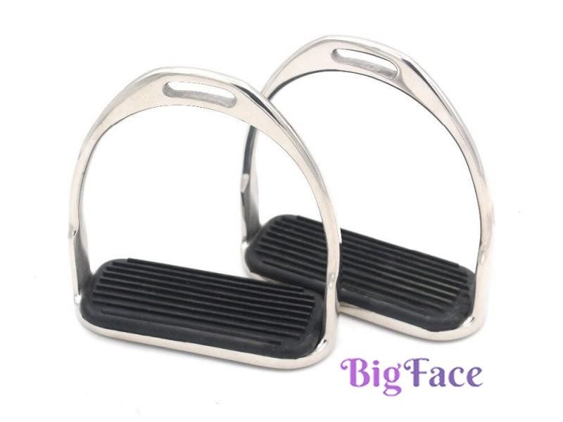 Horse Riding Stirrup Equestrian Stirrup Stainless Steel Anti-slip Pad High Carousel 2
