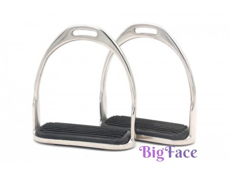 Horse Riding Stirrup Equestrian Stirrup Stainless Steel Anti-slip Pad High Carousel 1