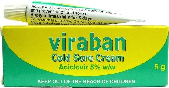 =VALUE= 1x Viraban Coldsore Cream 5g (Generic of Zovirax!! Save today!) Carousel 1