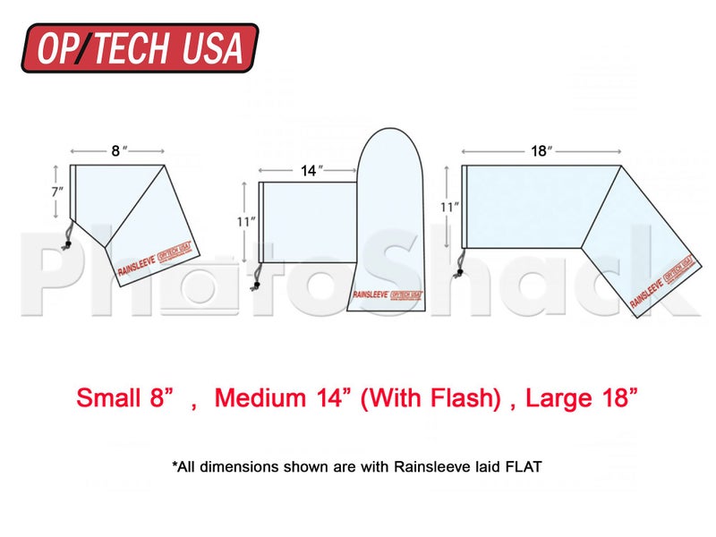 Camera / Lens Rainsleeve - Set of 2 - OP/TECH USA Carousel 2
