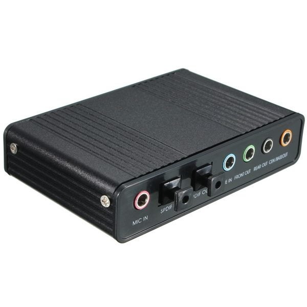 USB 5.1 Channel External Optical Audio Sound Card Adapter for Laptop Notebook PC Carousel 1