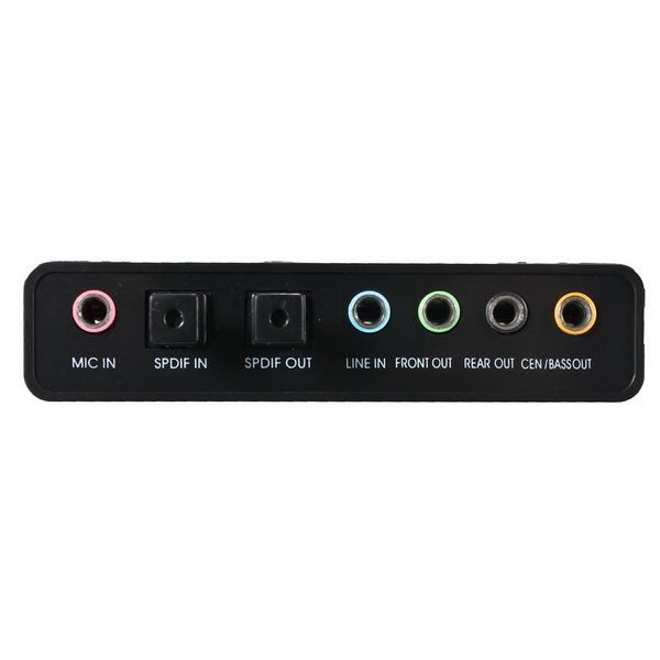 USB 5.1 Channel External Optical Audio Sound Card Adapter for Laptop Notebook PC Carousel 2