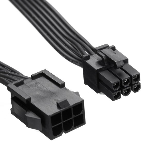 50cm 18AWG 6-Pin Male to Female PCI-E GPU Graphics Card Power Extension Cable Carousel 2